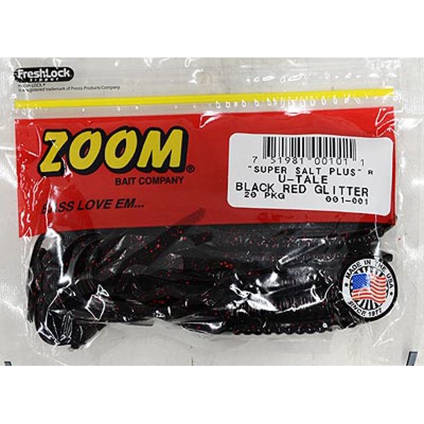 Zoom U-Tale Worm, 6-3/4", 20pk