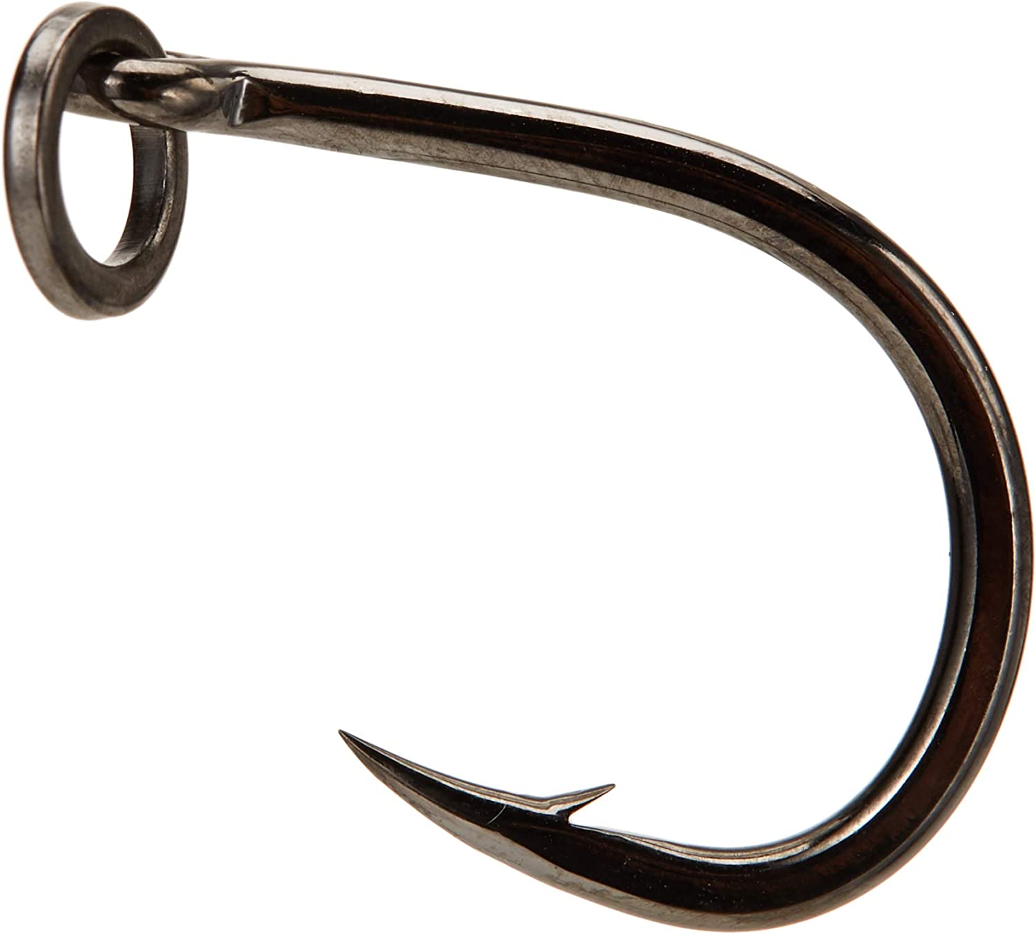 Gamakatsu Live Bait Hook with Ring, Heavy Duty (Size 1/0-8/0, Black)