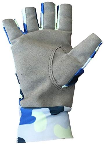 Glacier Ascension Bay Sun Glove, Blue Camo-Xlarge XL