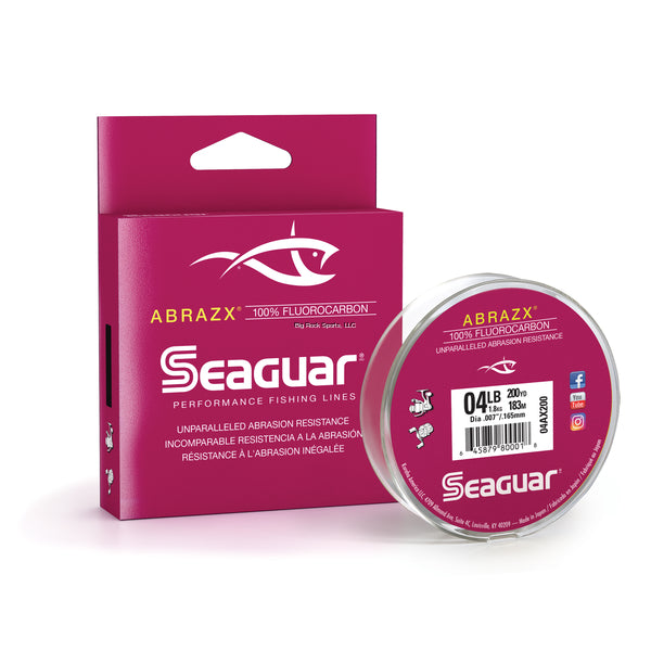 Seaguar AbrazX 100% Fluorocarbon Main Line 200yd