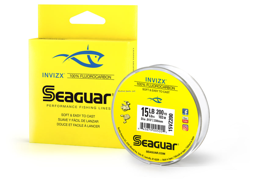 Seaguar Invizx Fluorocarbon 200yd Fishing Line VZ200