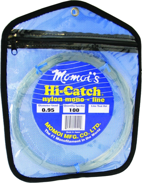 Momoi Hi-Catch Mono Leader Coil (100lb-300lb, 100yd, 2-Colors)