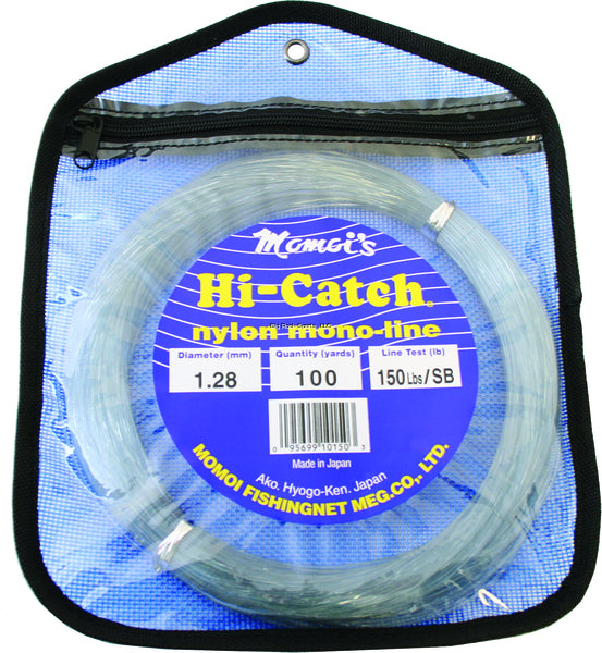 Momoi Hi-Catch Mono Leader Coil (100lb-300lb, 100yd, 2-Colors)