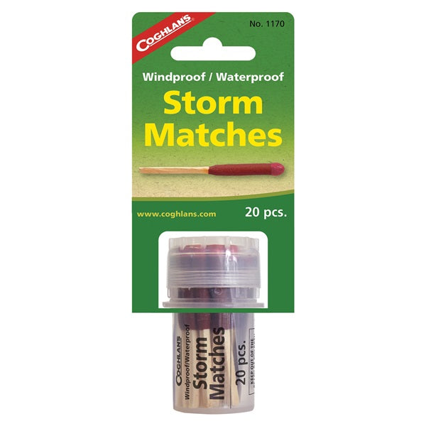 Coghlan's Wind And Waterproof Storm Matches, 25 Pack