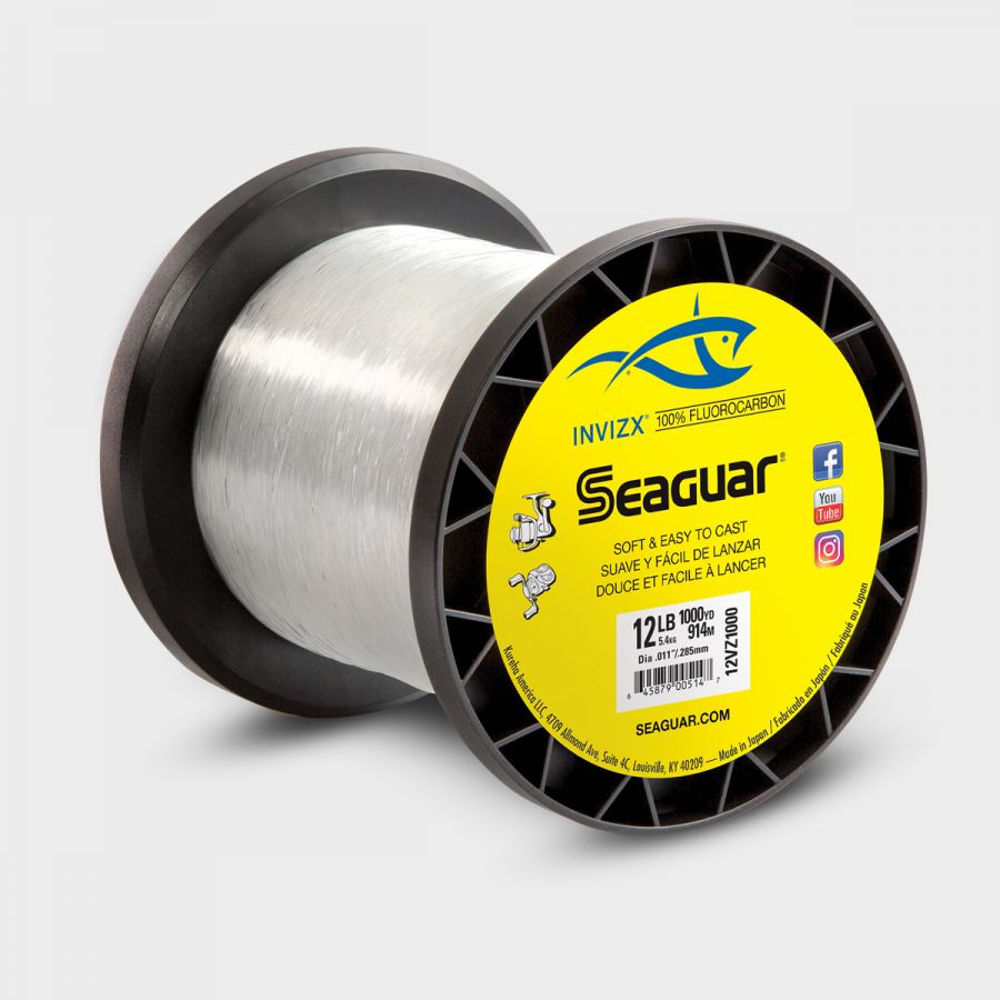 Seaguar INVIZX 100% Fluorocarbon Fishing Line