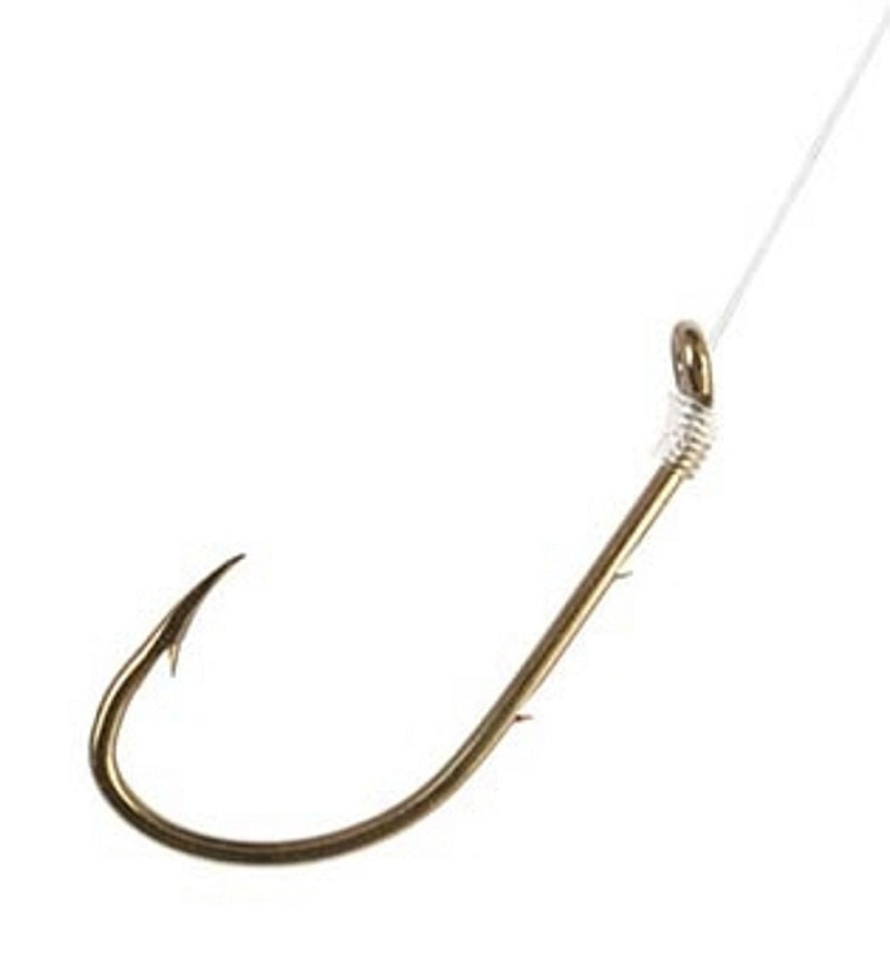 Eagle Claw Baitholder Snelled Hook, 2 Sliced