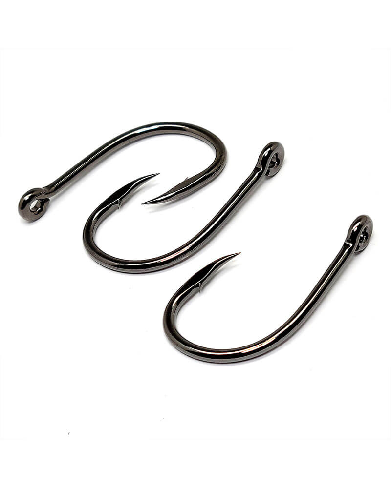 Gamakatsu Live Bait Hook, Needle Point, Ringed Eye NS Black