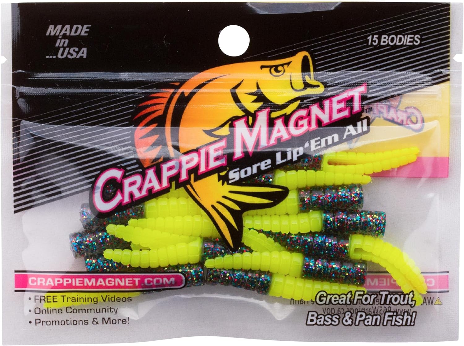 Leland Crappie Magnet 15 Pc. Body Pack