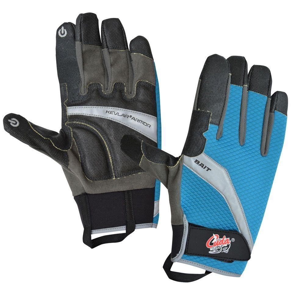 Cuda Bait Fishing Gloves, 2X Large.