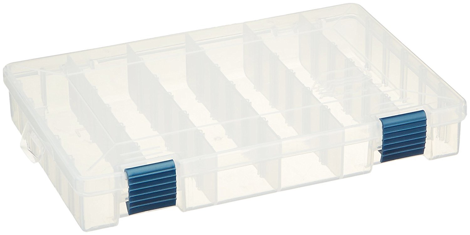 Plano ProLatch Clear Plastic Adjustable Stowaway Tackle Storage Boxes