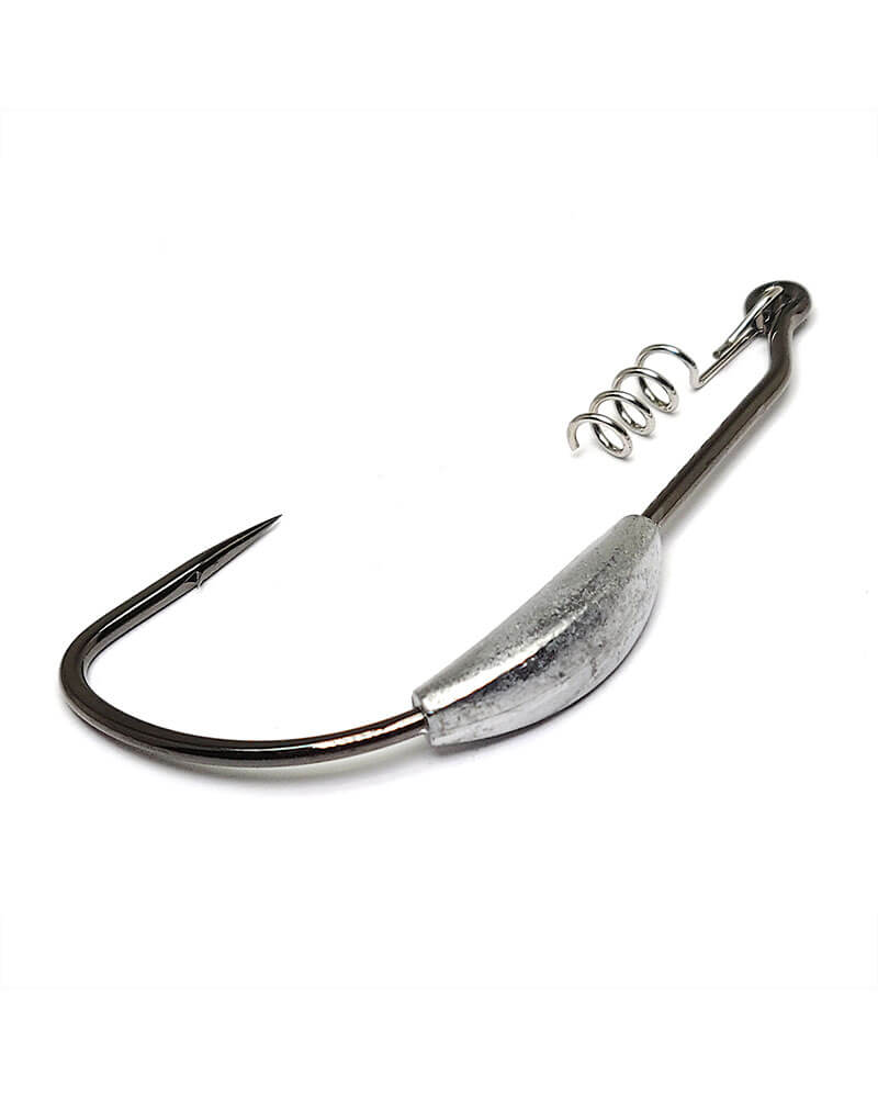 Gamakatsu Superline Weighted Worm Hooks W/Spring Lock