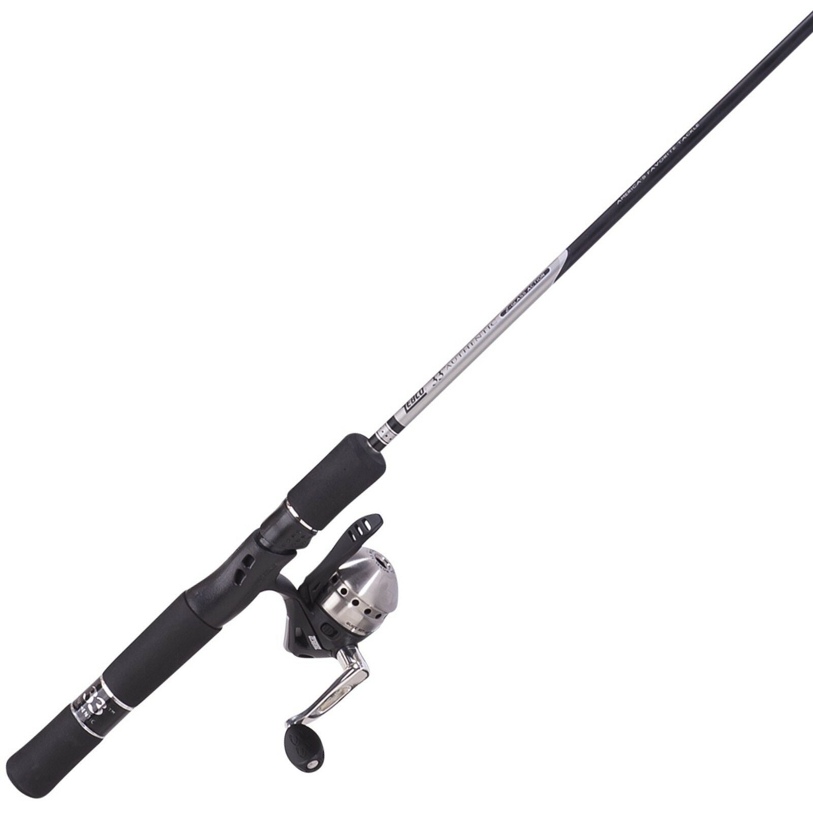 Zebco 33MT502UL 33 Micro 5' 2Pc UL Triggerspin Combo, Black