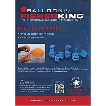 Balloon Fisher King Balloon Clip Pack