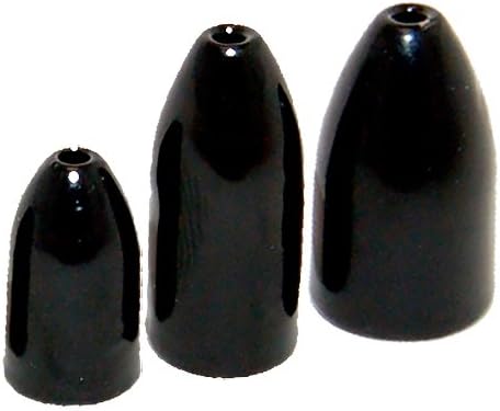 Bullet Weights Worm Weight, 5pk, (Black, Brown, Watermelon Pepper)