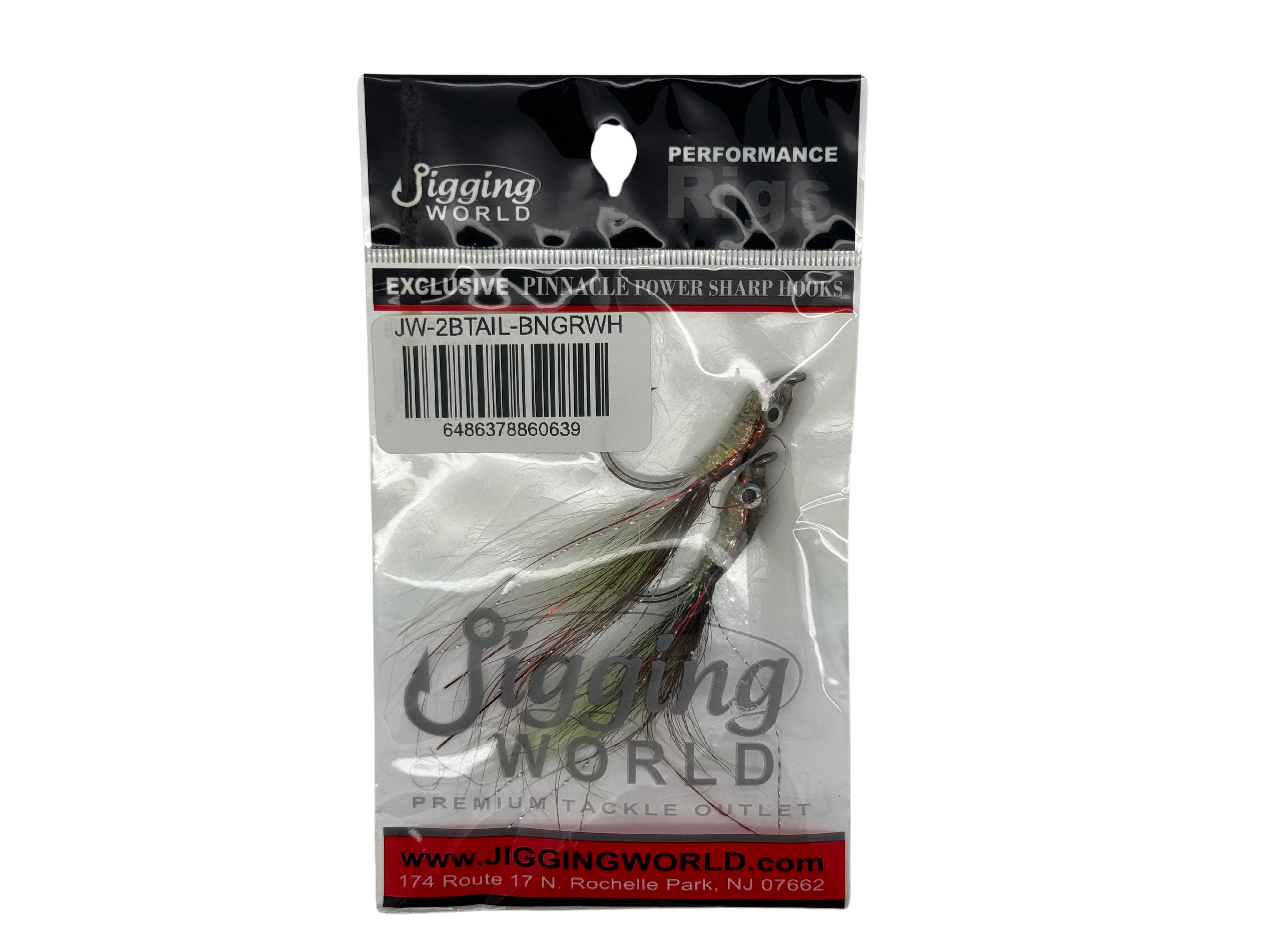 Jigging World Epoxy Bucktail Teaser (2pk, Assorted Colors)