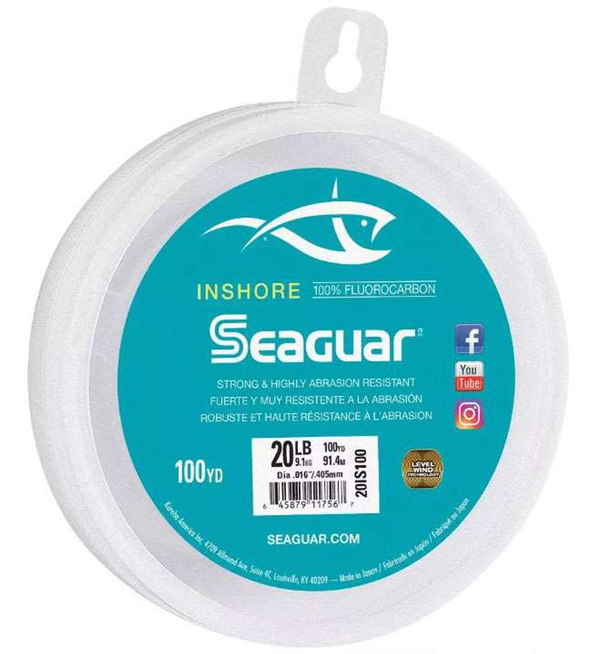 Seaguar Inshore Fluorocarbon Fishing Line