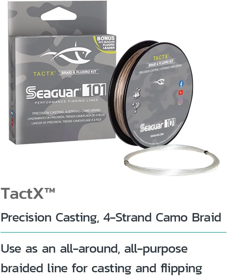 Seaguar TactX Camo Braided Line 300 Yards