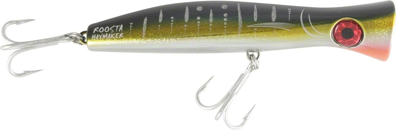 Halco Roosta Popper 195 7 3/4", 4 1/4 oz, Yellowfin