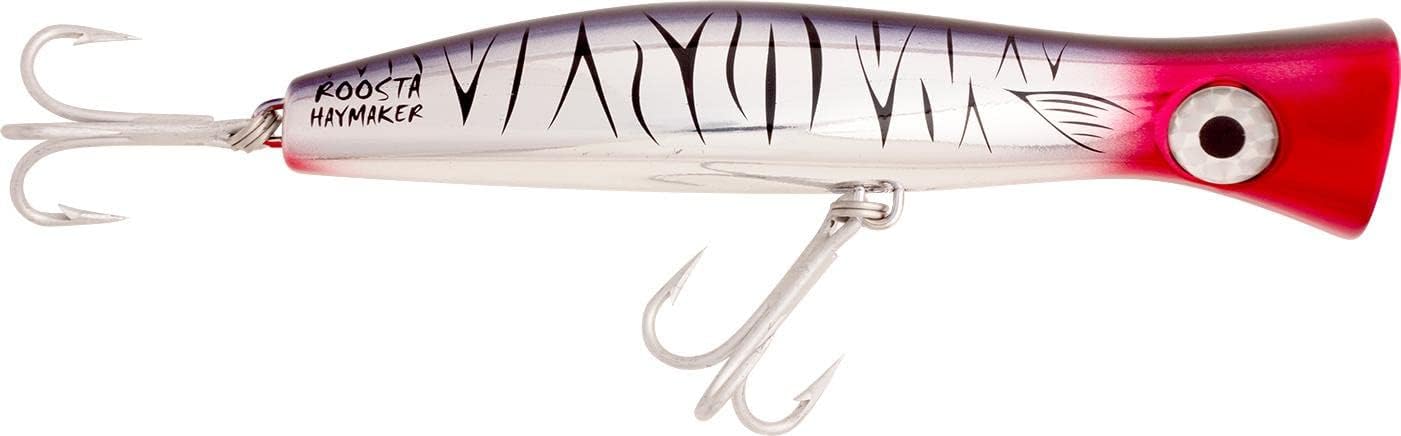 Halco Roosta Popper Casting Lures (2 3/8-7 7/8", 1/4-4 1/4oz, Multiple Colors)