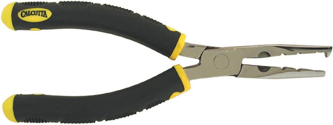 Calcutta Ultra Grip Split Ring Pliers CR Matte Finish, 6"