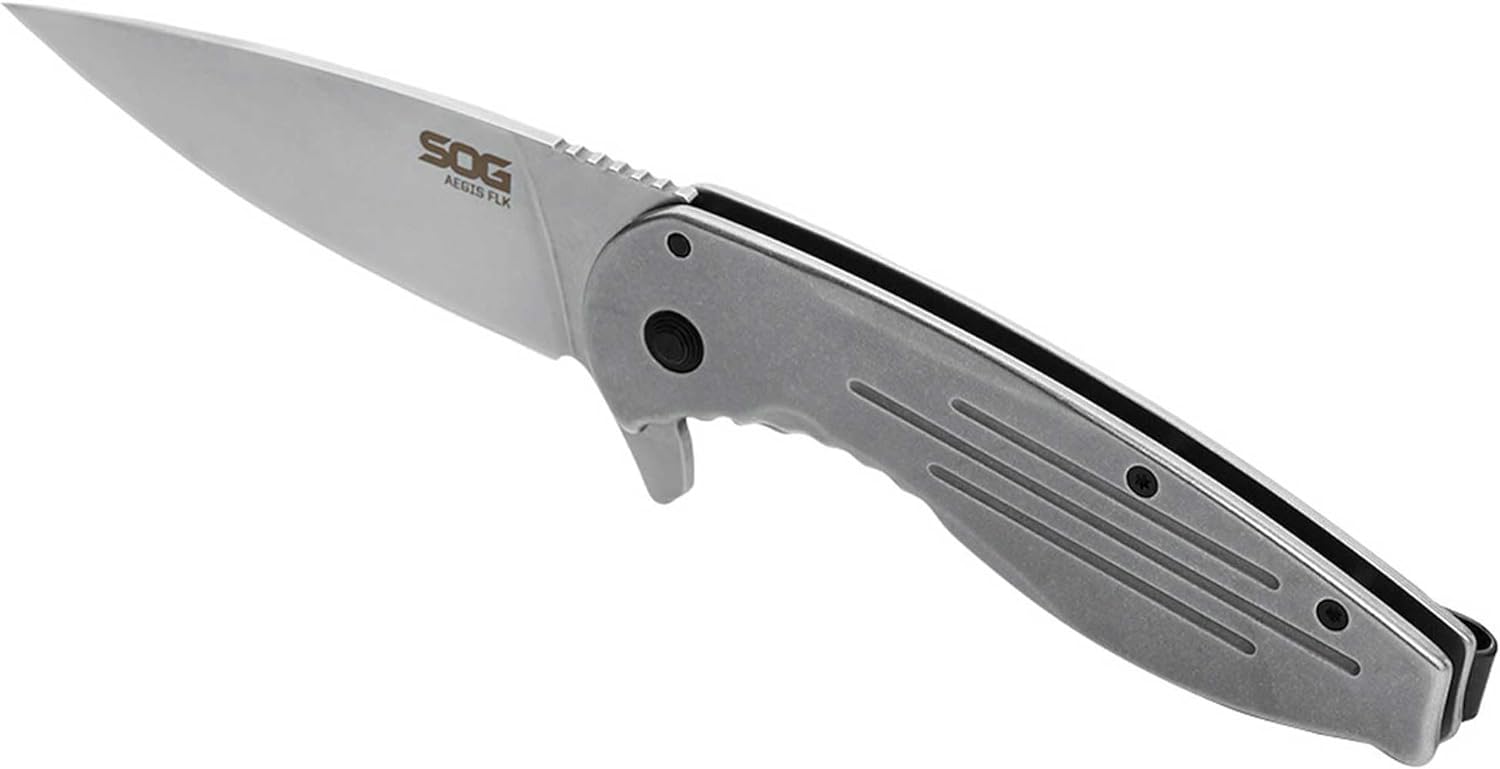 SOG Aegis FLK Folding Knife, 3.38 Blade