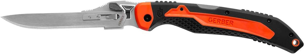 Gerber Vital Big Game Folder, Replacement Blade with Sheath, Orange/Black