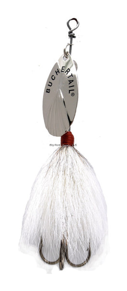 Joe Bucher Musky Spinner #5 Buchertail Natural/Nickel