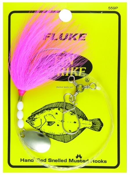 Fin Strike 559 Fluke Rig Wide Gap Bucktail Spinner w/Sinker Snap