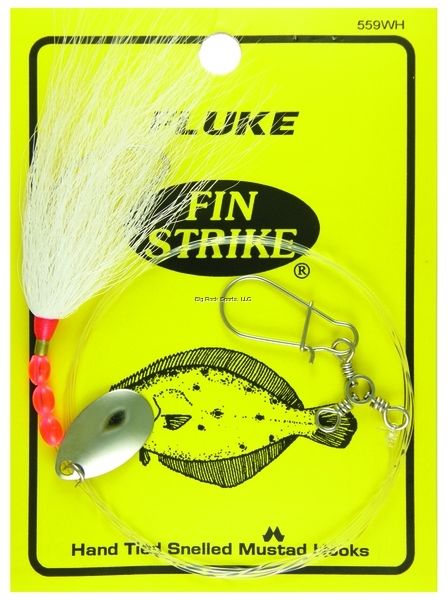 Fin Strike 559 Fluke Rig Wide Gap Bucktail Spinner w/Sinker Snap