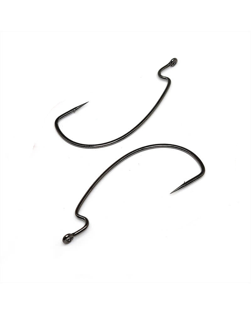 Gamakatsu Worm Hook, Needle Point, Offset Shank, Extra Wide Gap, 25pk