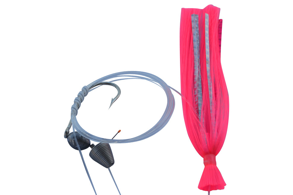 Blue Water Candy Ballyhoo Rig, 1/2oz, Pink