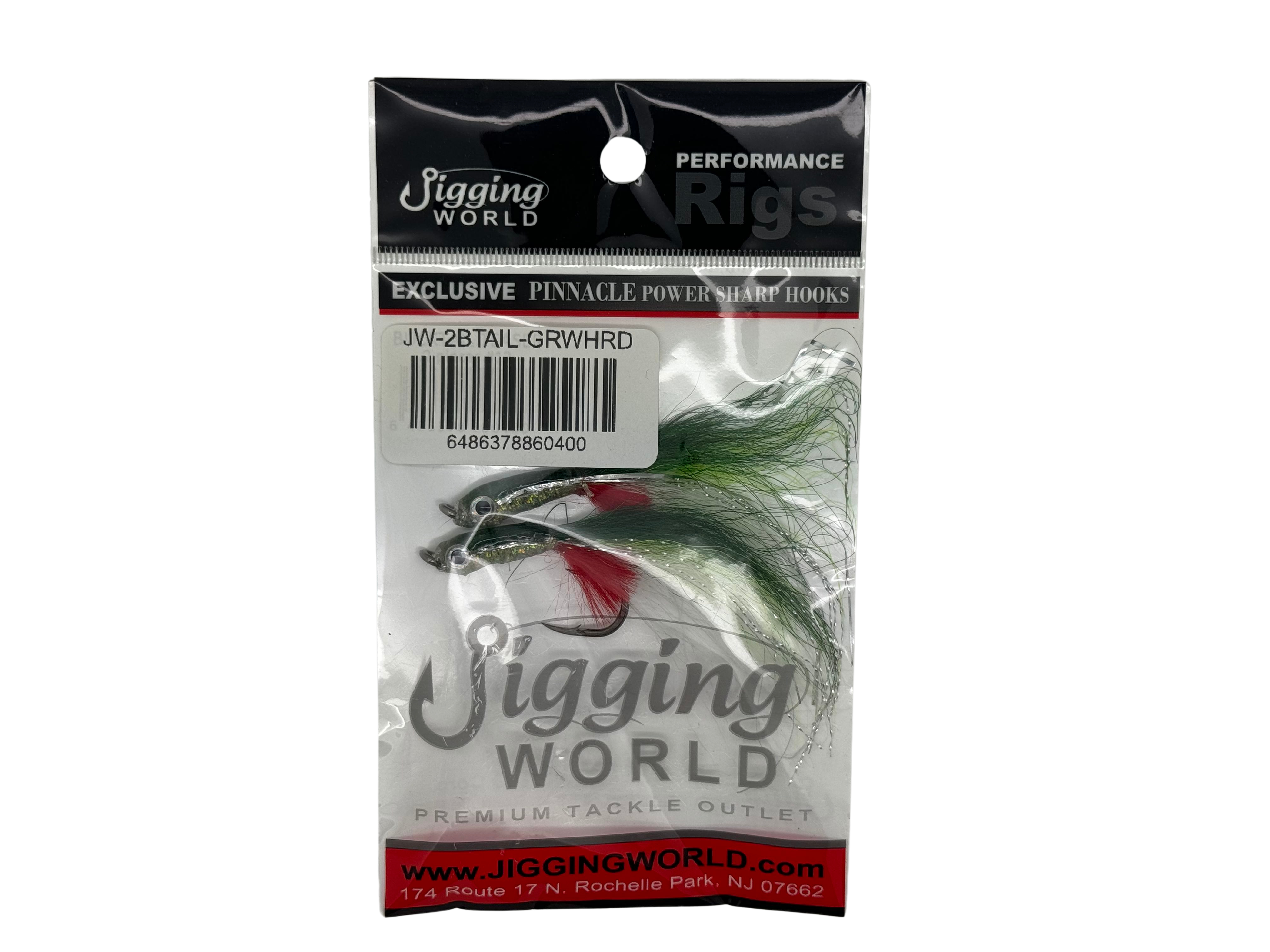 Jigging World Epoxy Bucktail Teaser (2pk, Assorted Colors)