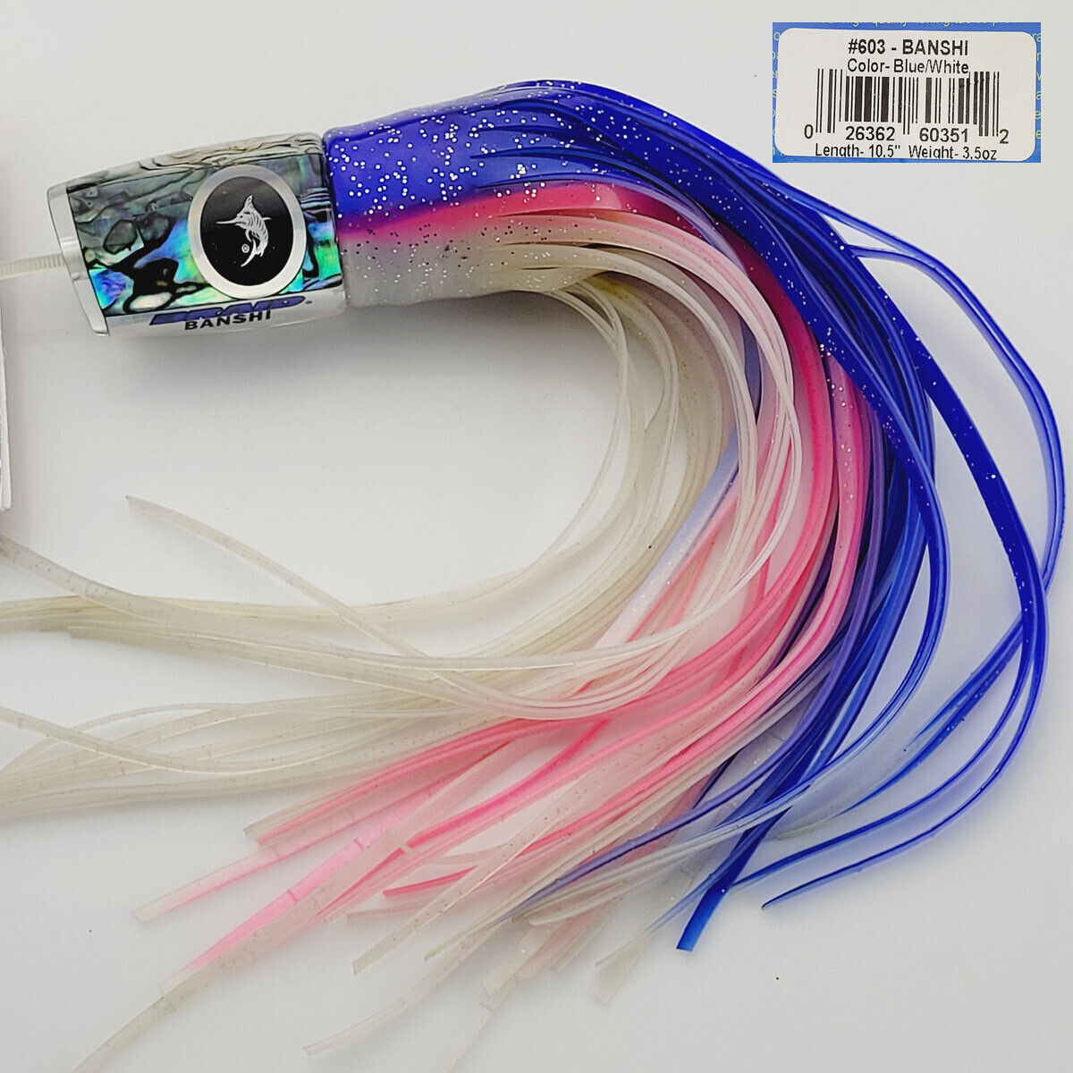 Braid Banshi 10.5"  Blue/White