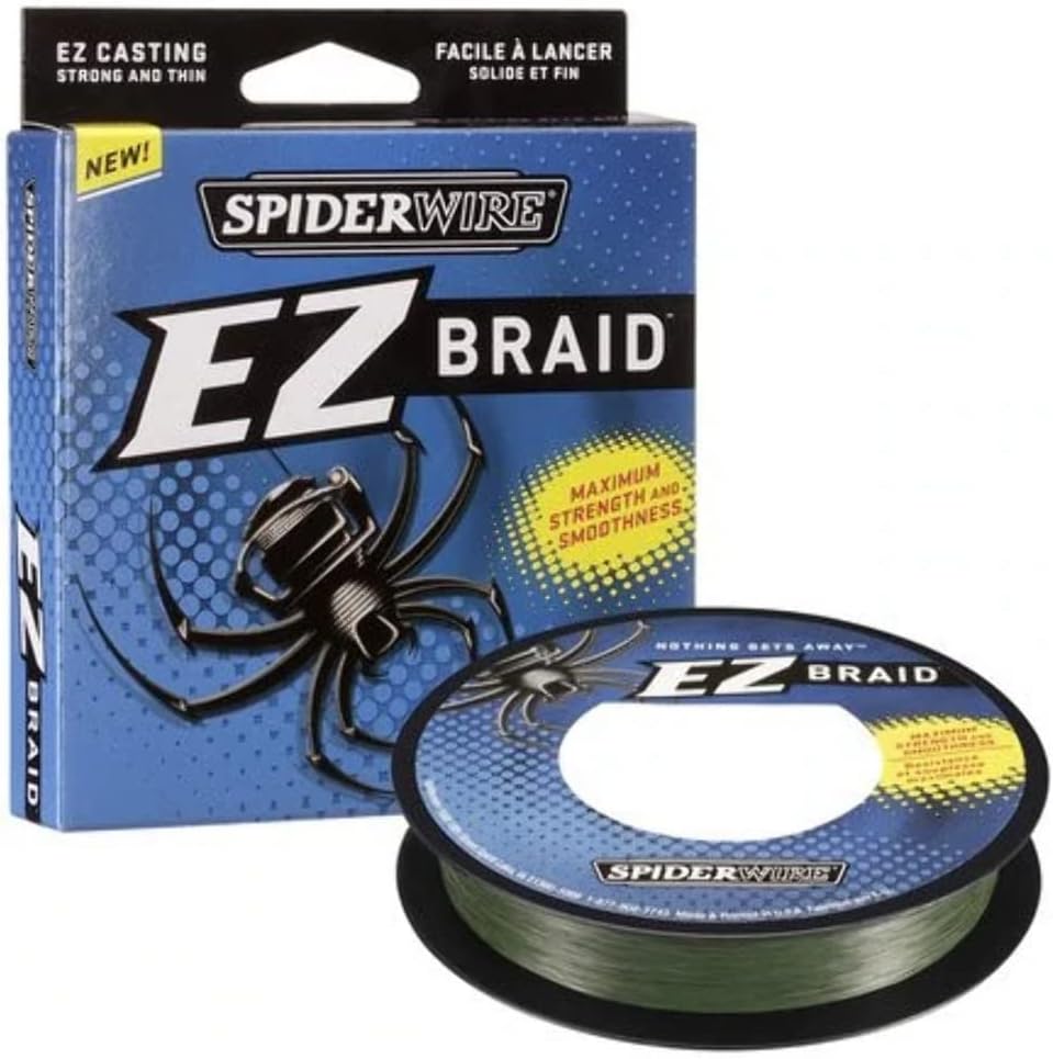 Spiderwire EZ Braid Line 20lb 300yd Filler Spool Moss Green