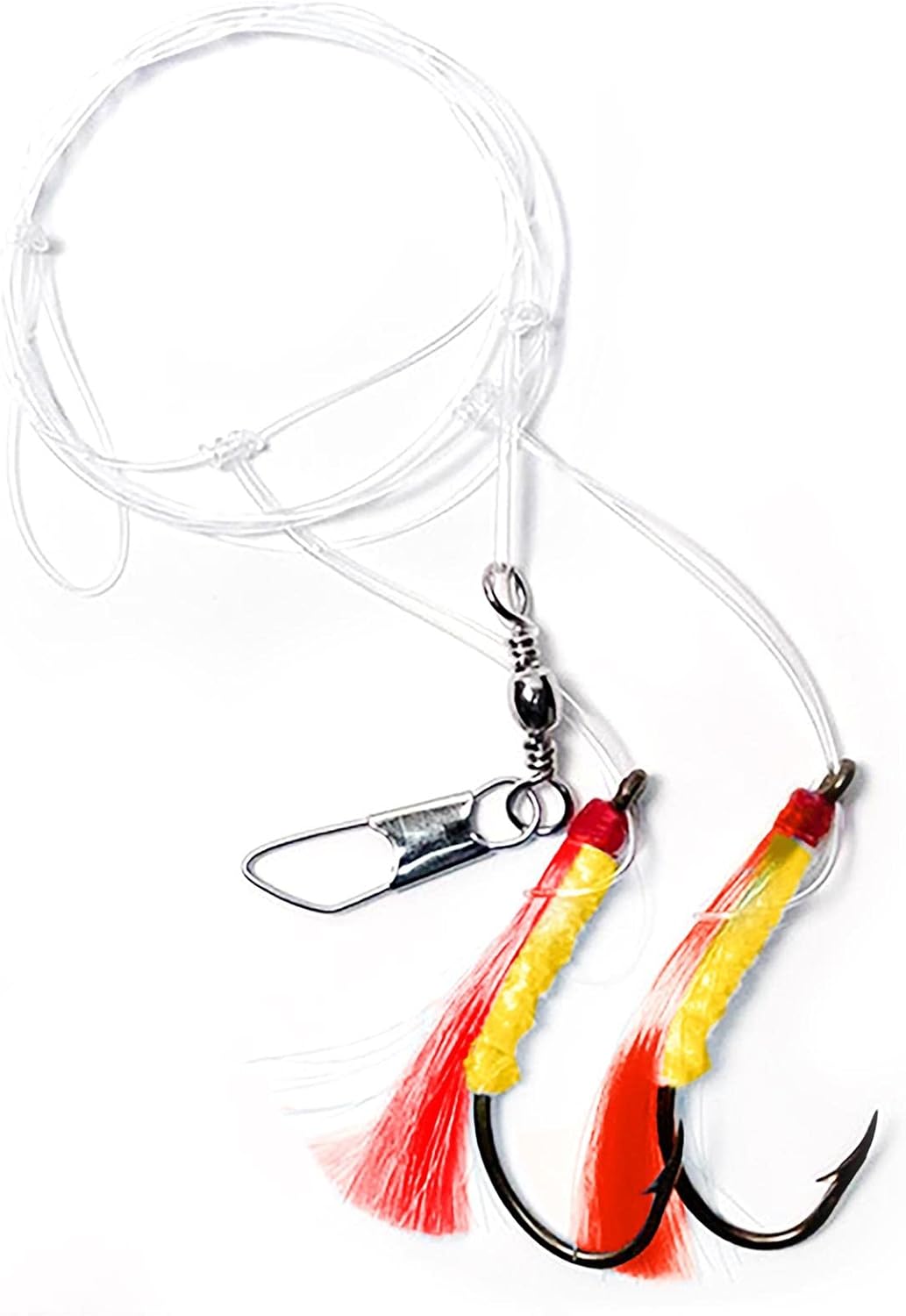 Hurricane Shrimp Fly Sabiki Rig Red/Yellow