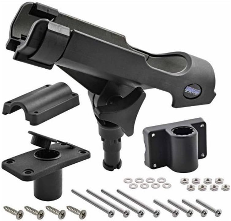 Shoreline Marine Rod Holder Universal Mount Black