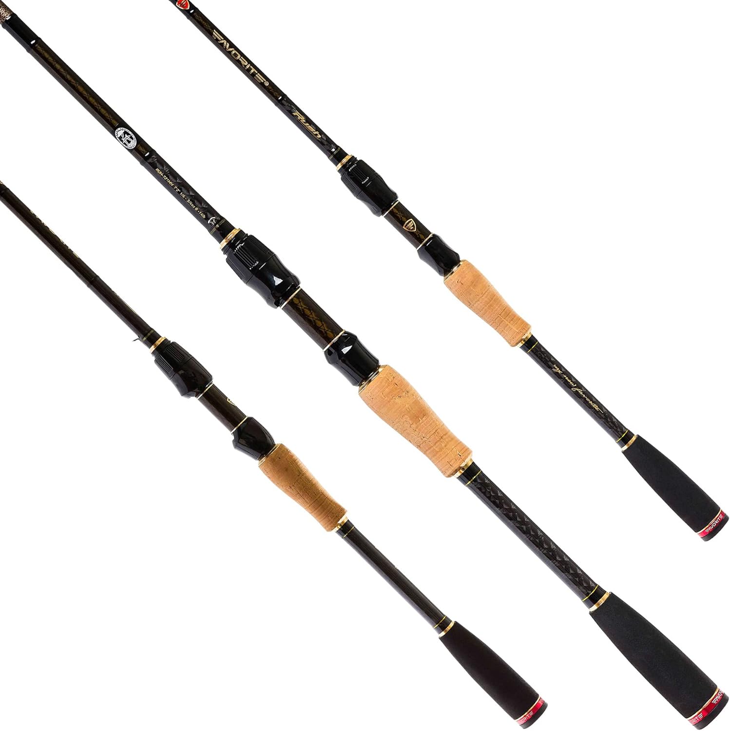 Favorite RUH-661M Rush Spinning Rod, 6'6"