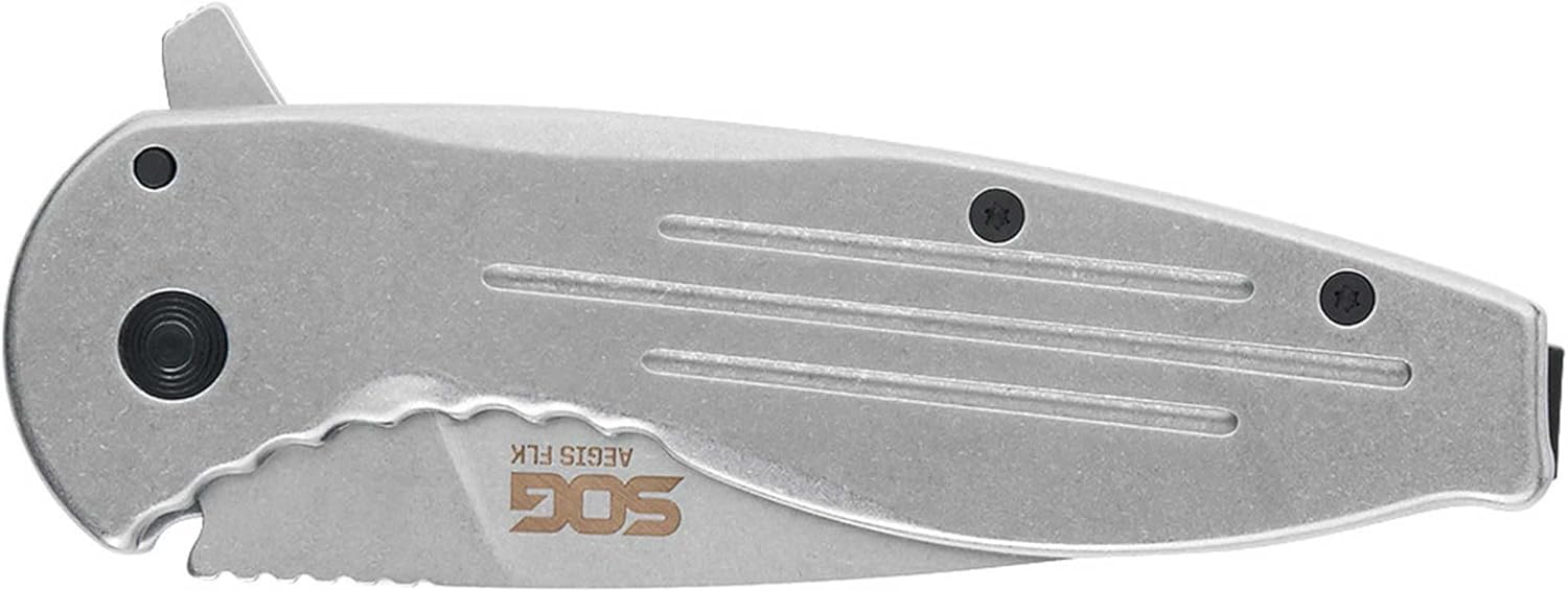 SOG Aegis FLK Folding Knife, 3.38 Blade