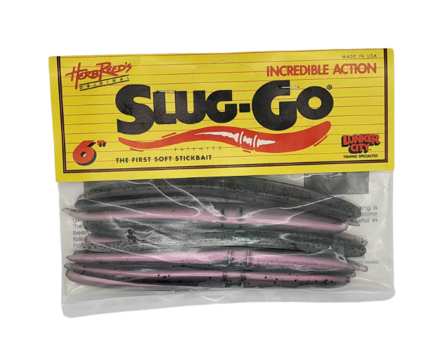 Lunker City SLUG-GO 6" 10pk #38 Rainbow Trout