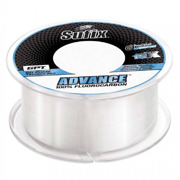 Sufix Advance Fluorocarbon Fishing Line [4-25lb, 200-1200yd, Clear]