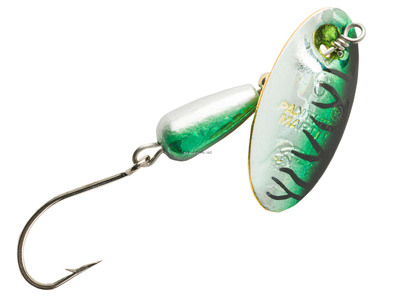 Panther Martin SingleHook Holo Tiger, 1/4 oz Green/White