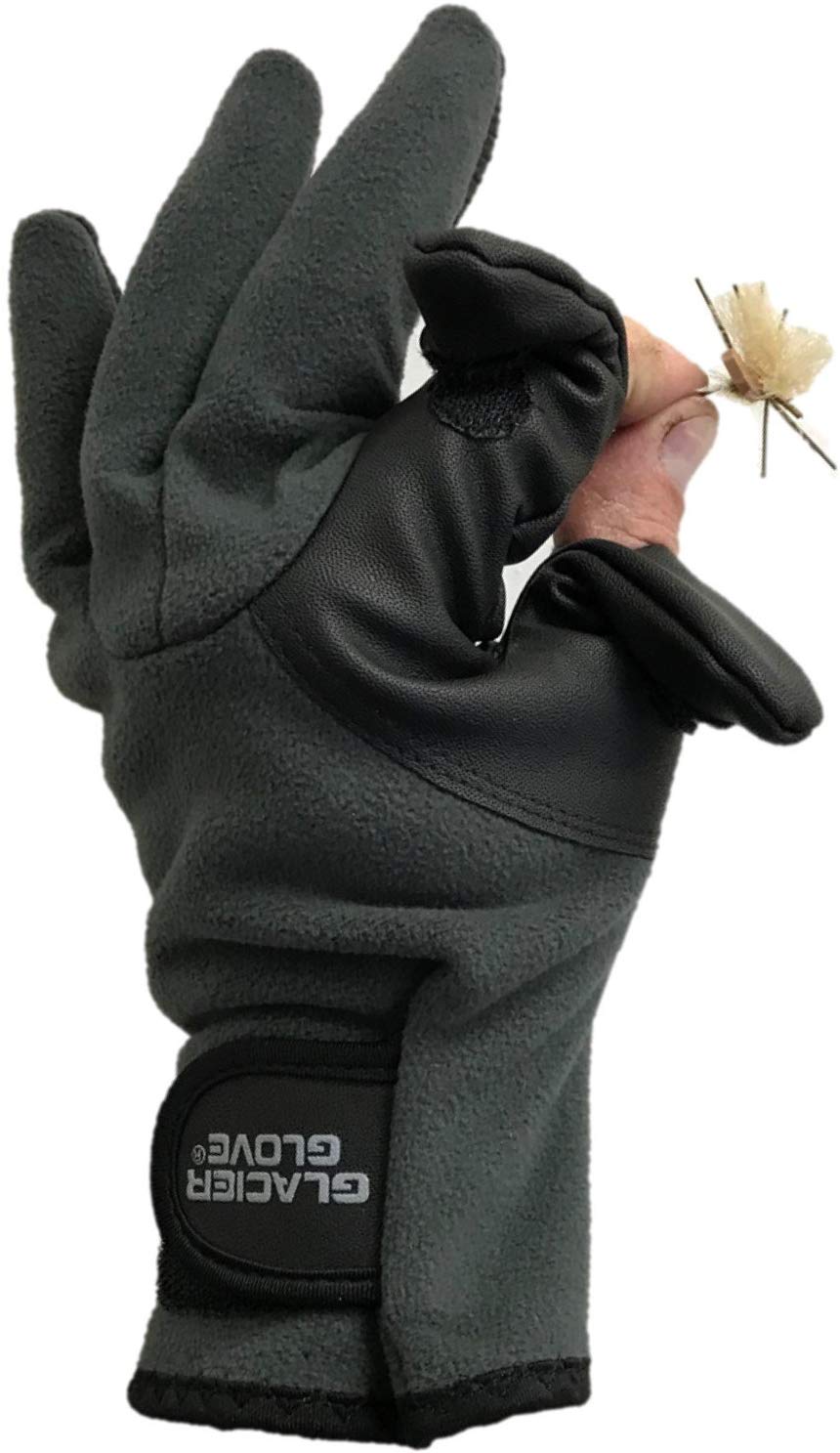 Glacier Hybrid Gloves Slit-Finger Fleece/Neoprene