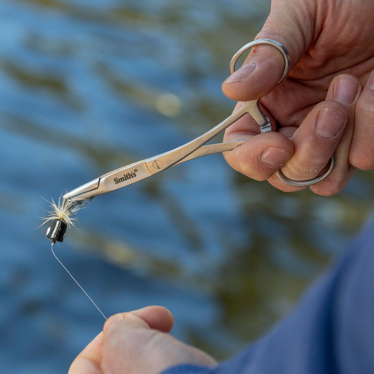 Smith's Fly Fishing Forceps 5.5", Silver