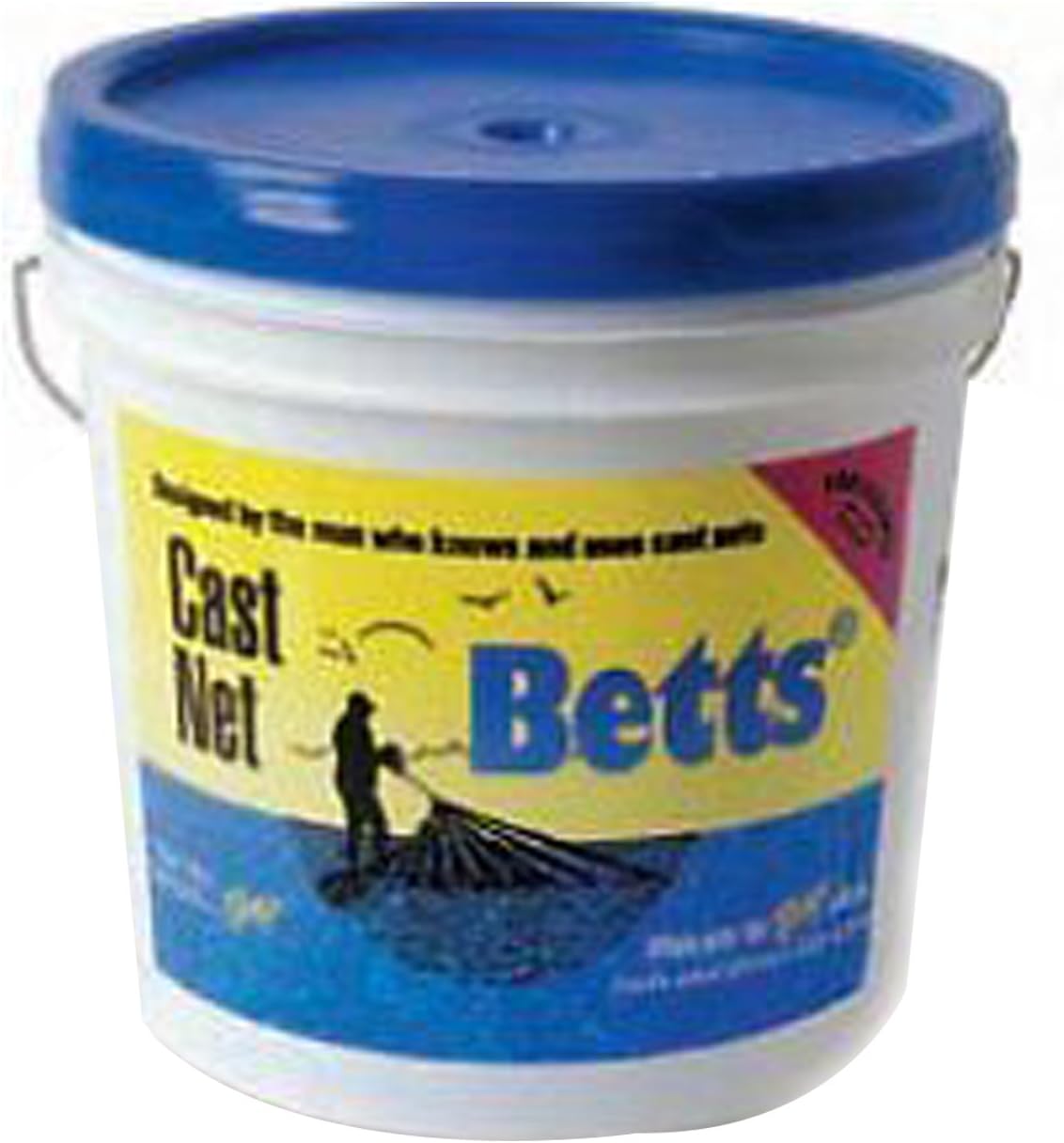 Betts 24-6 Super Pro Mono Bait Cast Net 6' 1/4" Mesh 1.3Lb Lead