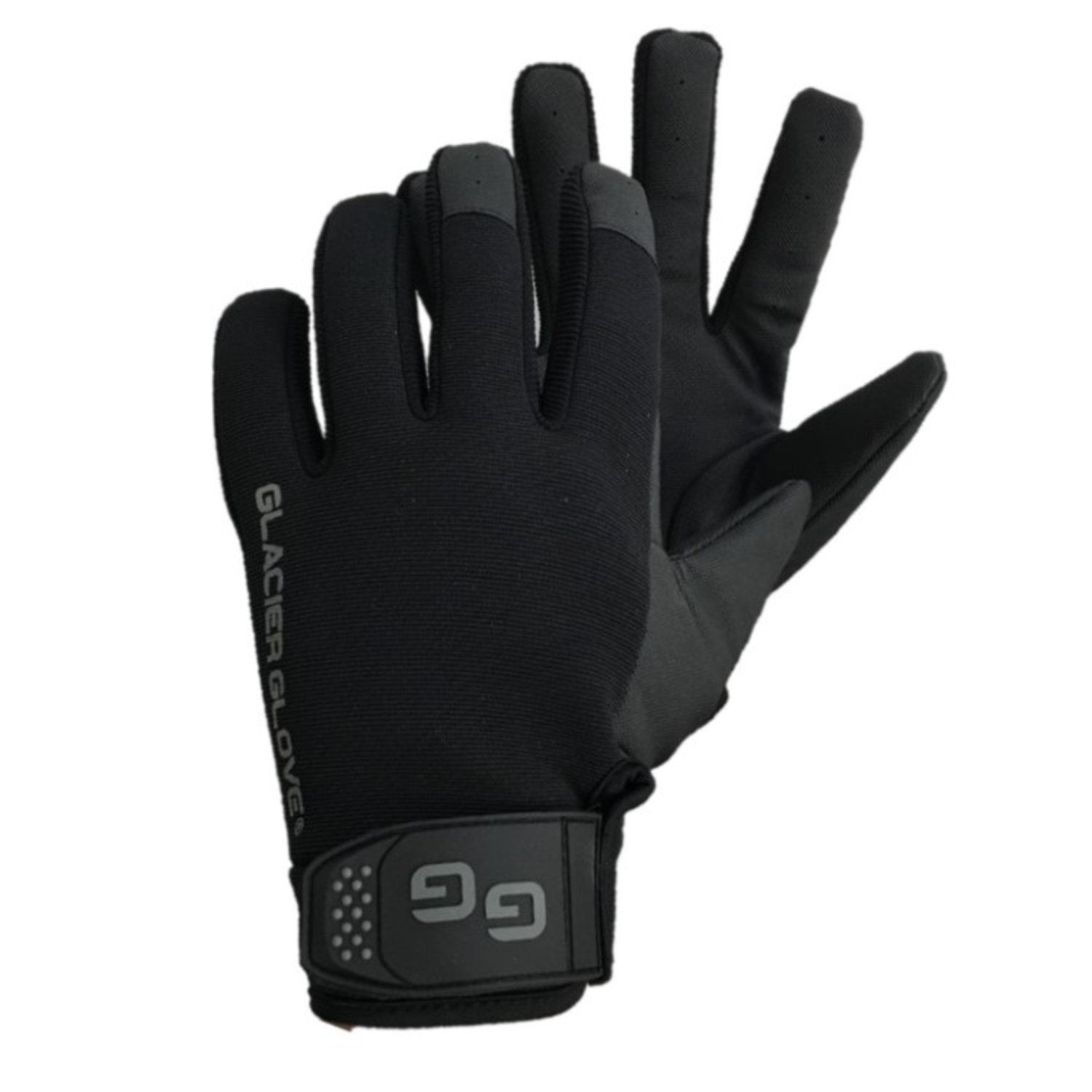 Glacier Ful/Fng Lt.Neo Glove W/Imt Leather Palm, Black