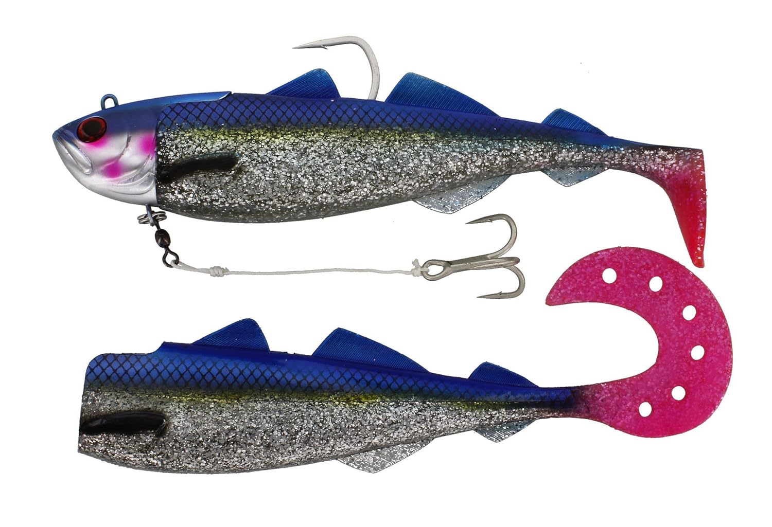 Westin Curly Tail Heavy Crazy Daisy Swimbait Cod Halibut 14oz Jig Lure