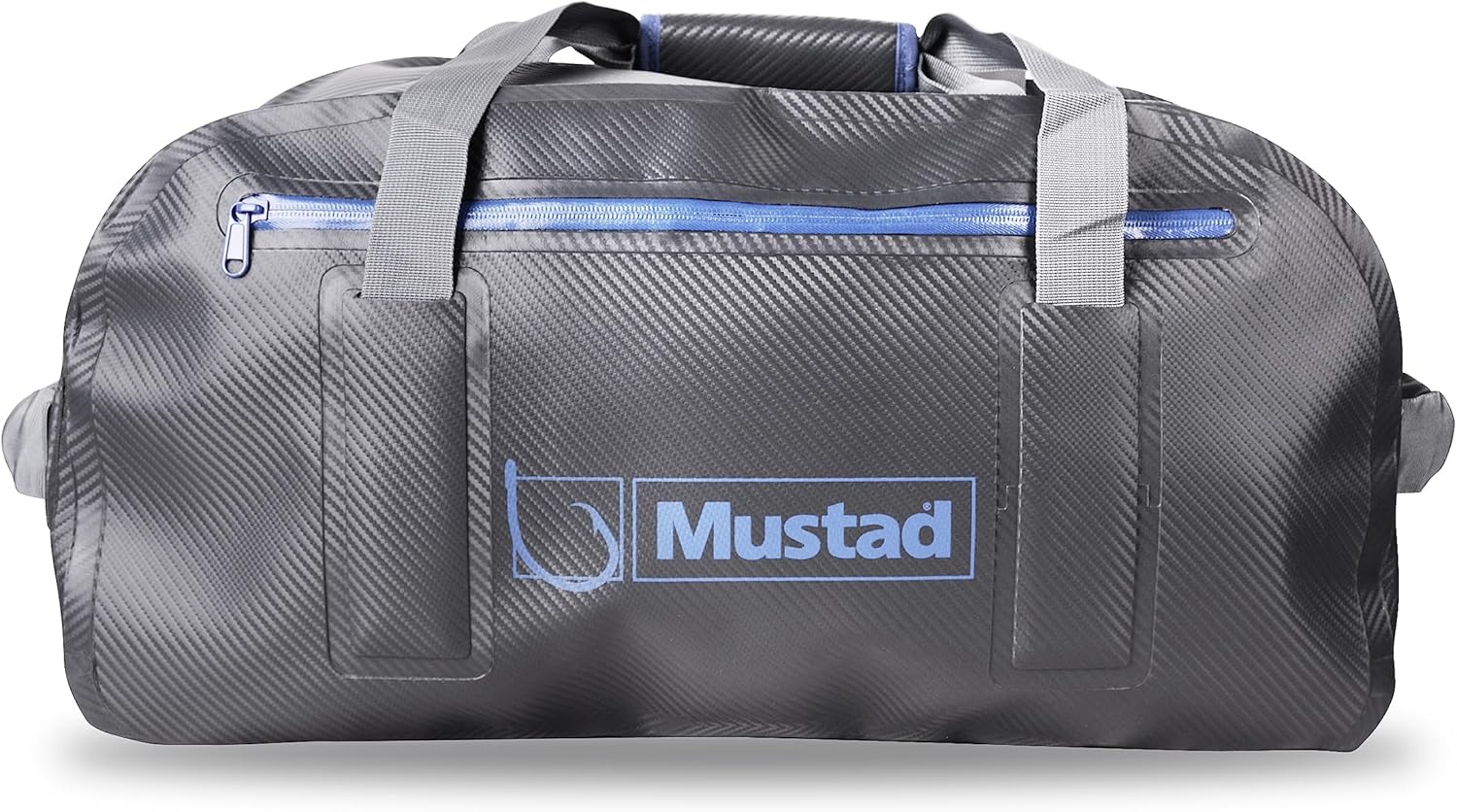 Mustad Dry Duffel Bag Waterproof, 50 Liter Dark Grey/Blue