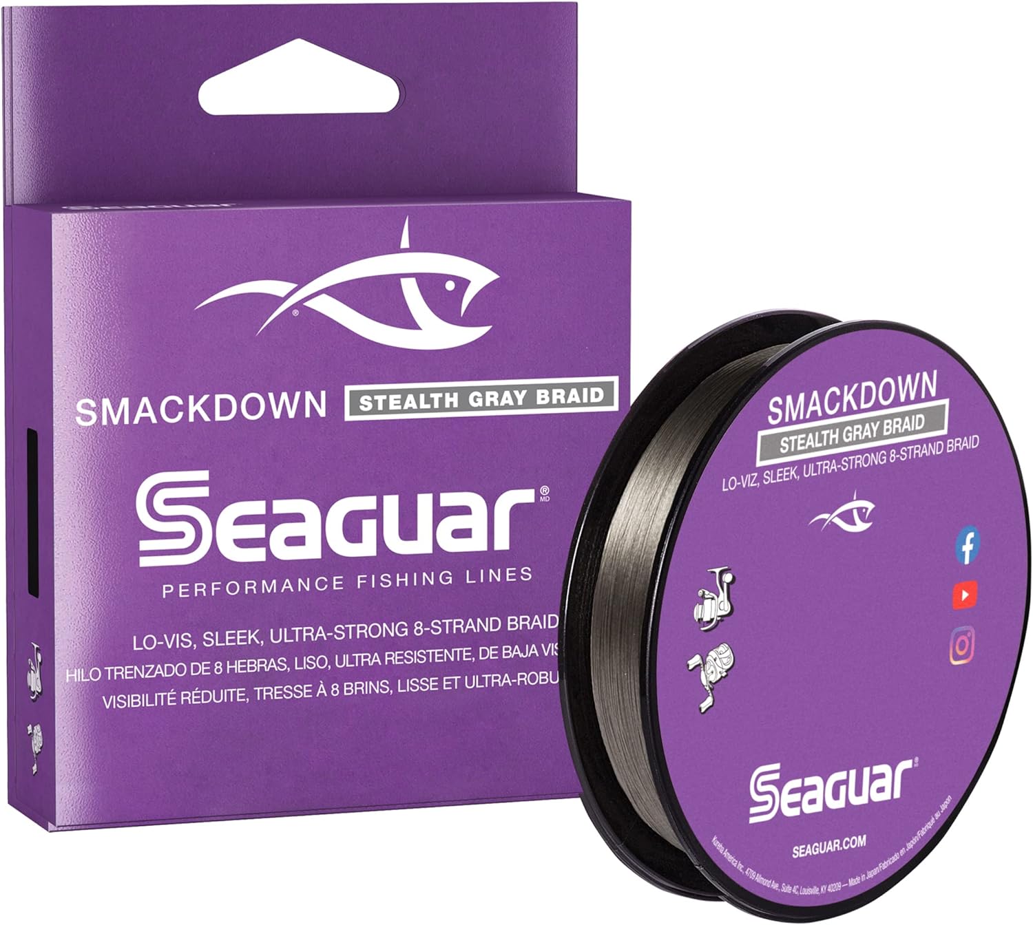 Seaguar Smackdown High Visibility Braided Line 300yd