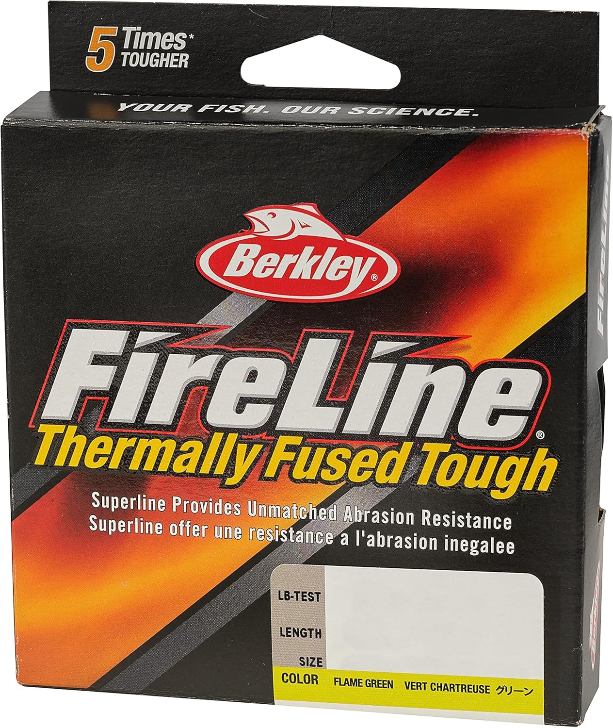 Berkley BUFLVS14-GG Fireline 8 Carrier Themally Fused Construction