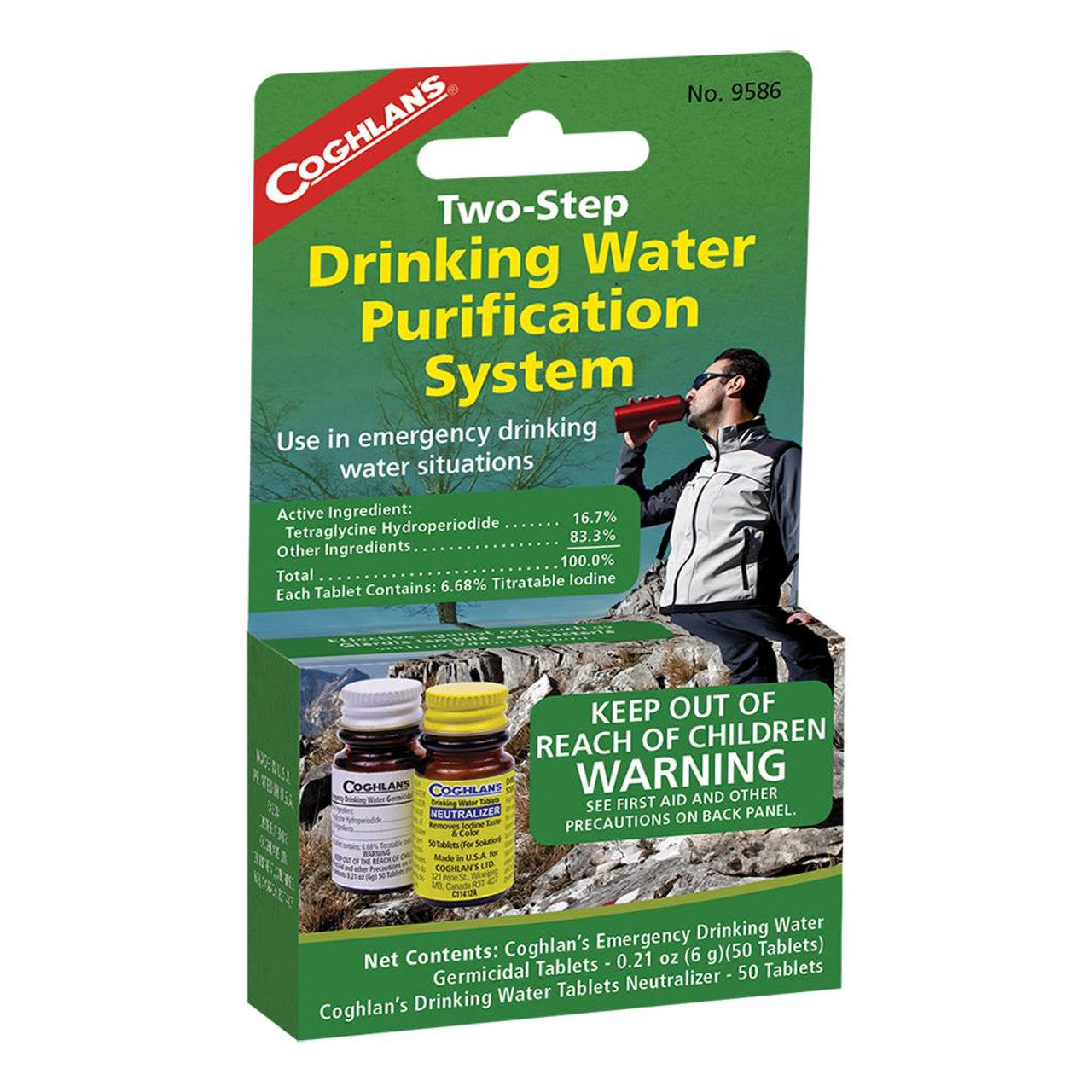 Coghlan's 2 Step Drinking Water Treatment Tablets and Neutralizer